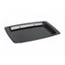 Thumbnail image #1 for Winco SWU-11B Oblong Black Plastic Underliner for 11 x 7 Rectangular Sizzling Platter
