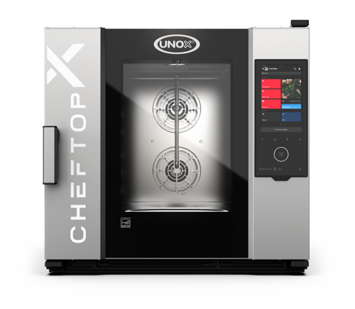Product image #1 for UNOX CHEFTOP-X Full Size Gas Combi Oven, 6 x 18 x 26 Pan Capacity, Natural Gas/Propane, Right-Hinged Door, 120V
