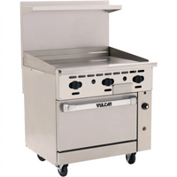 Vulcan Endurance 36-Inch Gas Restaurant Range with Thermostatic Griddle and Convection Oven