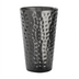 Thumbnail image #1 for American Metalcraft 16 oz Hammered Double Wall Stainless Steel Tumbler, Black Mirror Finish