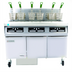 Thumbnail image #1 for Frymaster H55 High Efficiency Open-Pot Gas Fryer Battery with Built-In Filtration, 3 x 50-Lb Frypots