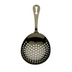 Thumbnail image #1 for Barfly 6-1/2-Inch Julep Strainer with Welded Handle and Hanging Hole, Gun Metal Black Finish