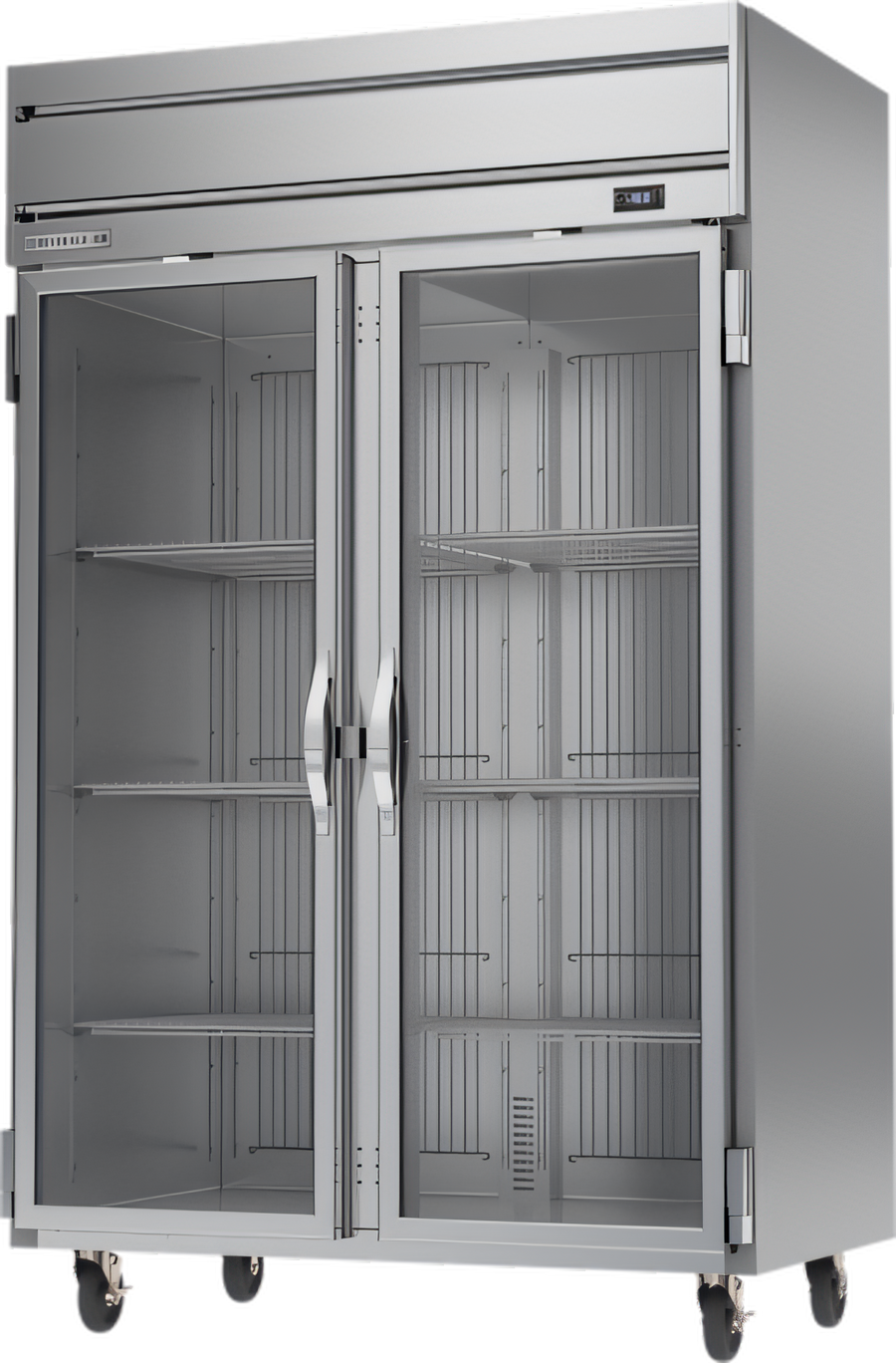 Product image #1 for Beverage-Air Horizon Series Two-Section Reach-In Display Freezer with Glass Doors, 46.29 Cu. Ft.