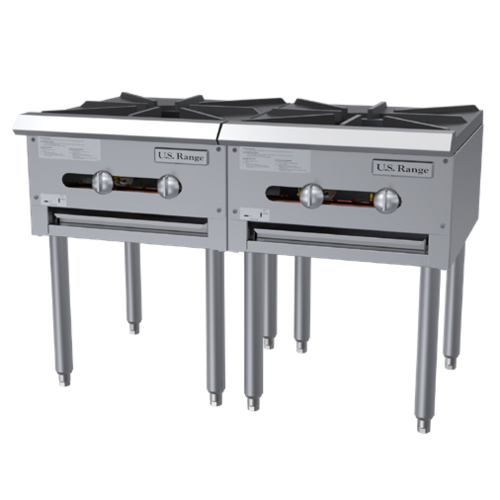 Product image #1 for Garland Signature Regal Series 18-Inch Wide Double Stock Pot Range with Side-to-Side Burners