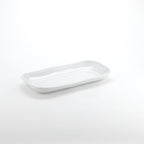 Thumbnail image #1 for American Metalcraft Crave Collection CPL14CL 14-Inch Rectangular White Melamine Serving Platter Case of 8