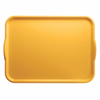 Thumbnail image #2 for Cambro Camtray® 1520H171 Rectangular Reinforced Fiberglass Cafeteria Tray with Handles, 15 x 20 in, Tuscan Gold Case of 12