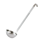 Thumbnail image #1 for Vollrath Jacob's Pride® 4980510 5 oz One-Piece 18/8 Stainless Steel Ladle, 12-1/2 in Grooved Hooked Handle Case of 12