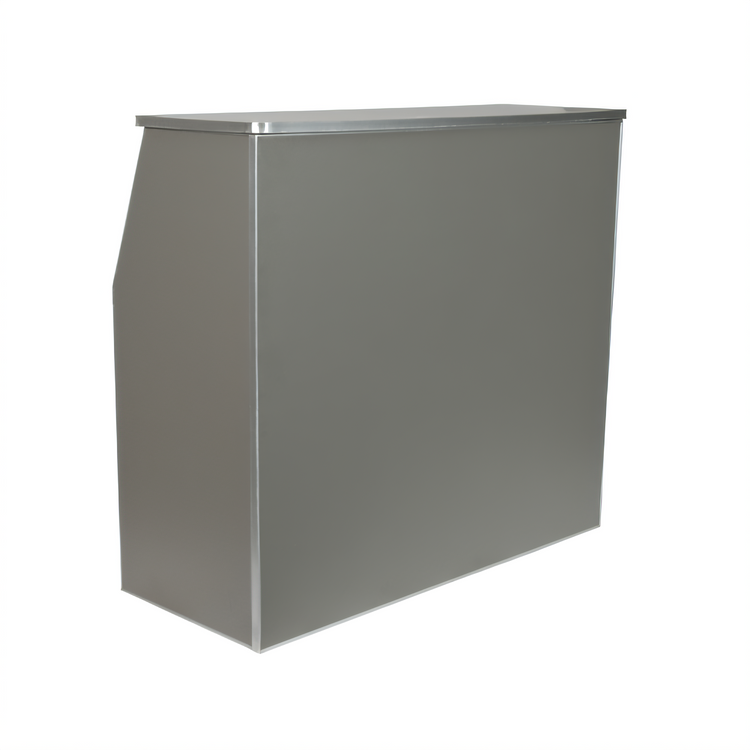 Product image #1 for Amara 4-Foot Folding Portable Bar Table, Laminate, Slate Gray