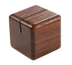 Thumbnail image #1 for 1-1/8 Inch Square Walnut Wood Menu Card Holder with Narrow Slit