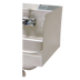 Thumbnail image #1 for Advance Tabco Welded Double Side Splash Guard for Hand Sinks, 12-Inch High, 14 x 16-Inch Bowl