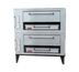 Thumbnail image #1 for Marsal SD-1048 Stacked Double Deck Gas Pizza Oven with Brick Decks