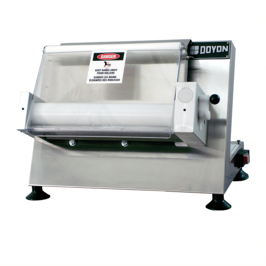 Product image #1 for Doyon Countertop Dough Sheeter, 12-Inch Sheets, 600 Pieces/Hour, Stainless Steel, 1/2 HP