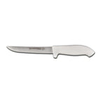 Thumbnail image #1 for Dexter Russell SofGrip 24013 6-Inch Wide Stamped Boning Knife, High-Carbon Stainless Steel, White Soft Rubber Handle Case of 6