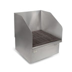 Thumbnail image #1 for John Boos PBMS-FMSG-SSLR-X 14-Gauge 300 Series Stainless Steel Flush Floor Mount Mop Sink with Grate, 10-Inch Deep Compartment
