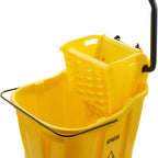 Thumbnail image #1 for CFS Brands OmniFit™ 8690404 35 Qt Mop Bucket and Side-Press Wringer Combo, Yellow