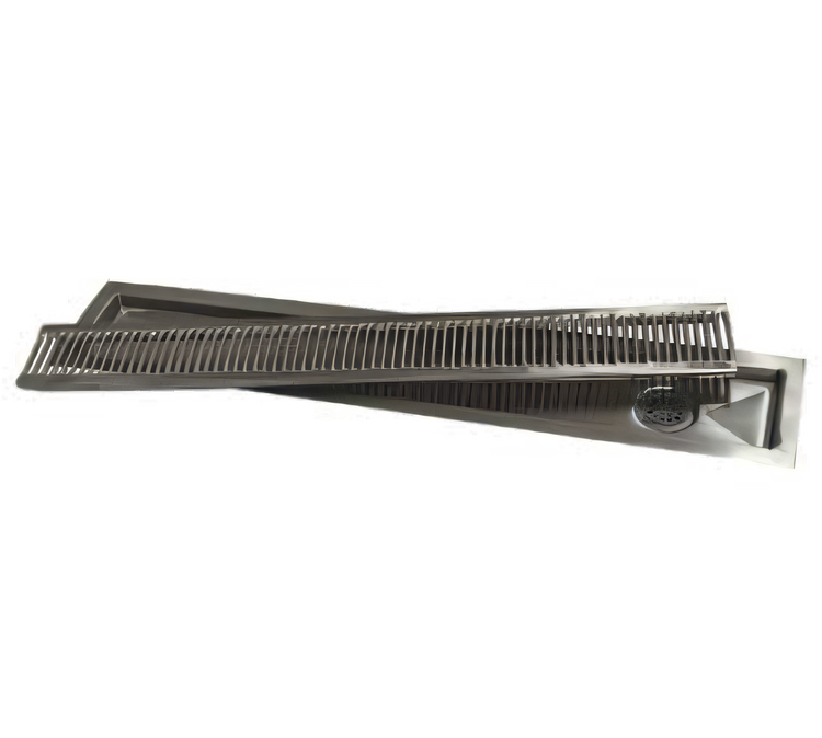 Product image #1 for Advance Tabco TA-526 6 Ft Drop-In Stainless Steel Urn Trough with Louvered Cover and Drain