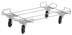 Thumbnail image #1 for Quantum Commercial Shelving Dolly Base, 36-Inch Wide, 800 lb Capacity, Chrome Plated with 4 Swivel Casters