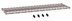Thumbnail image #1 for Metro Super Erecta 60-Inch x 18-Inch Lift-Off Wire Deck Dunnage Shelf, Gray Epoxy-Coated, 1000 lb. Capacity