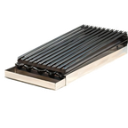 Thumbnail image #1 for Klinger's Trading Rocky Mountain Cookware MB12 Portable Range-Top Broiler, 12 x 24 Inch, 2-Burner Coverage, Steel Rod Grid