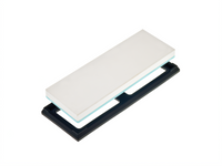 Mercer Culinary Premium Glass 600 Grit Knife Sharpening Stone with Silicone Base Holder