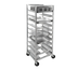 Thumbnail image #1 for Channel Manufacturing UR-12 Mobile All-Welded Aluminum Universal Rack, 12 Pan Capacity, 5-Inch Centers