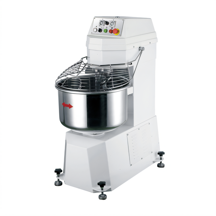 Product image #1 for Eurodib Spiral Dough Mixer with 84.5 Qt. Bowl, 55 lb. Kneading Capacity, 2-Speed, 208V/3-Phase