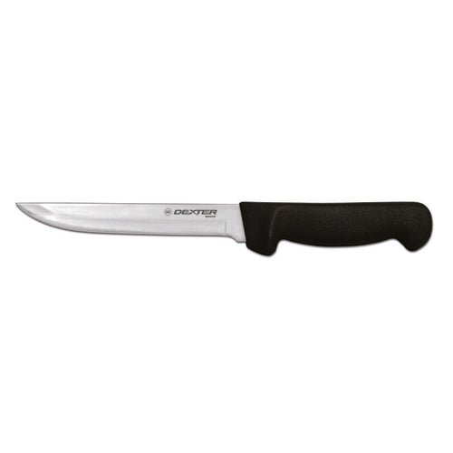 Product image #1 for Dexter-Russell Basics 6-Inch Wide Stamped Boning Knife with Textured Black Polypropylene Handle