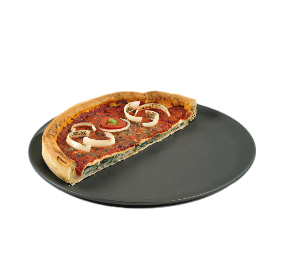 Product image #1 for American Metalcraft 14 Inch OD Coupe Style Solid Hard Coat Aluminum Pizza Pan