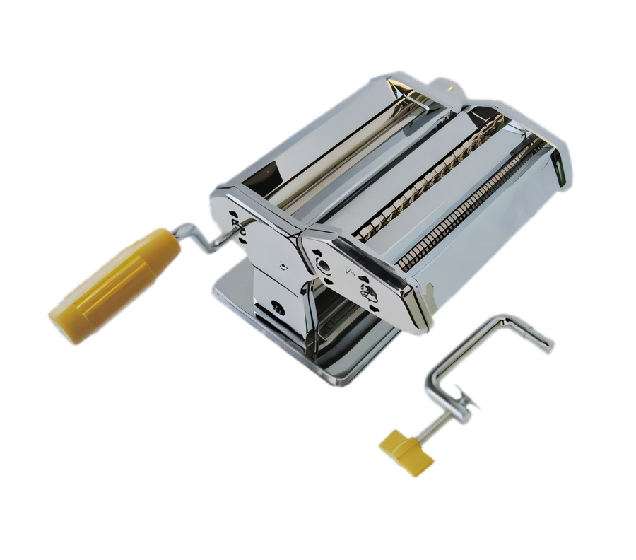 Product image #1 for Manual Countertop Pasta Machine with 7-Inch Roller and 2 Cutter Dies
