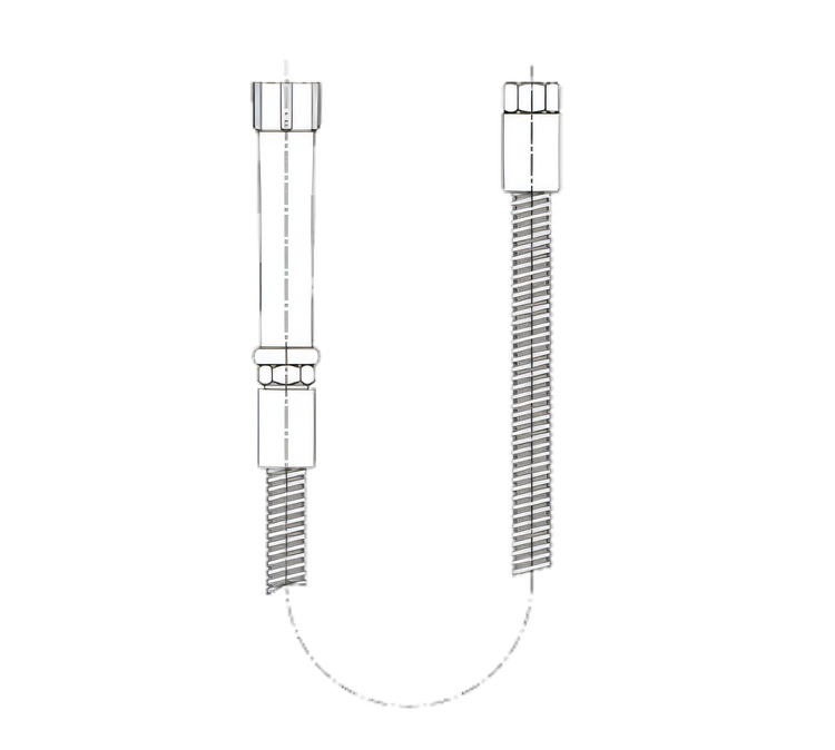 Product image #1 for 20-Inch Flexible Stainless Steel Pre-Rinse Faucet Replacement Hose