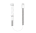 Thumbnail image #1 for 20-Inch Flexible Stainless Steel Pre-Rinse Faucet Replacement Hose