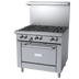 Thumbnail image #1 for Garland G Starfire Pro 36-Inch Commercial Gas Restaurant Range with 6 Open Burners and Convection Oven