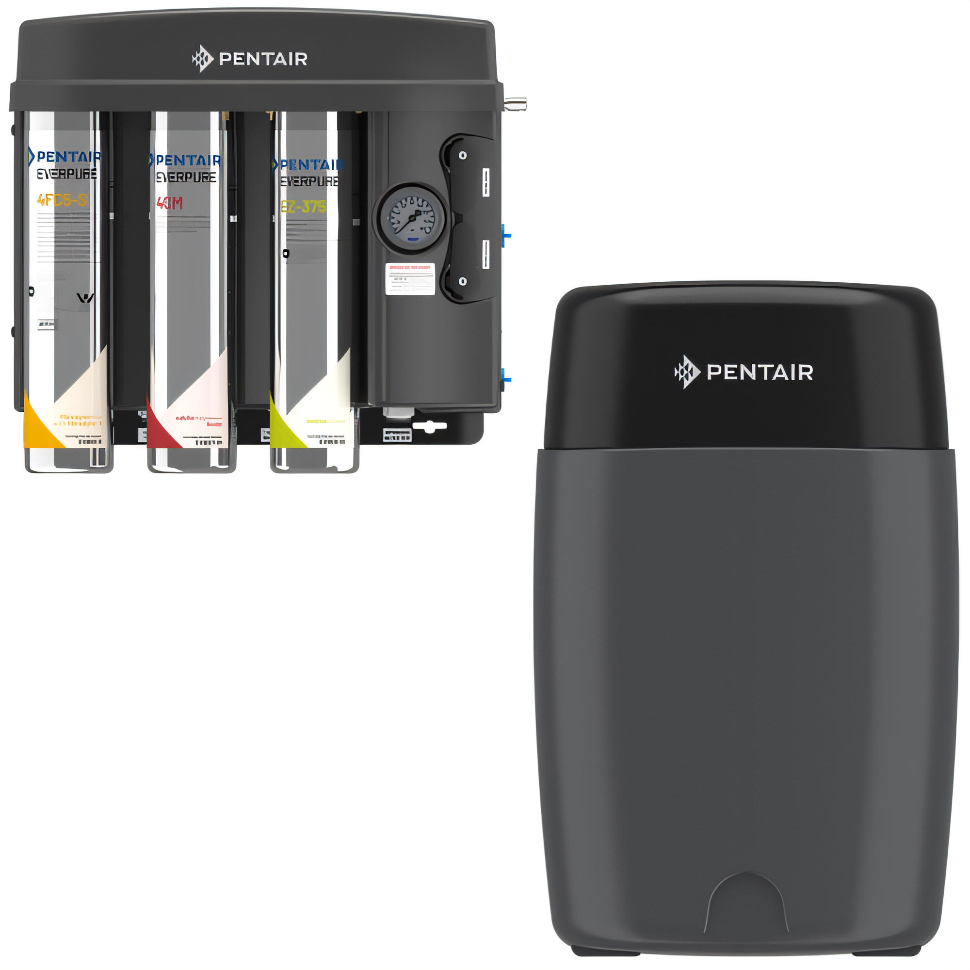 Everpure EZ-RO 375/30ATM-BL Blended Reverse Osmosis System with 30-Gal ...