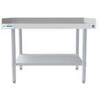 Thumbnail image #1 for Koolmore EQT-163036 36 x 30 x 24-Inch Stainless Steel Equipment Stand with Adjustable Galvanized Undershelf and 2-Inch Edging