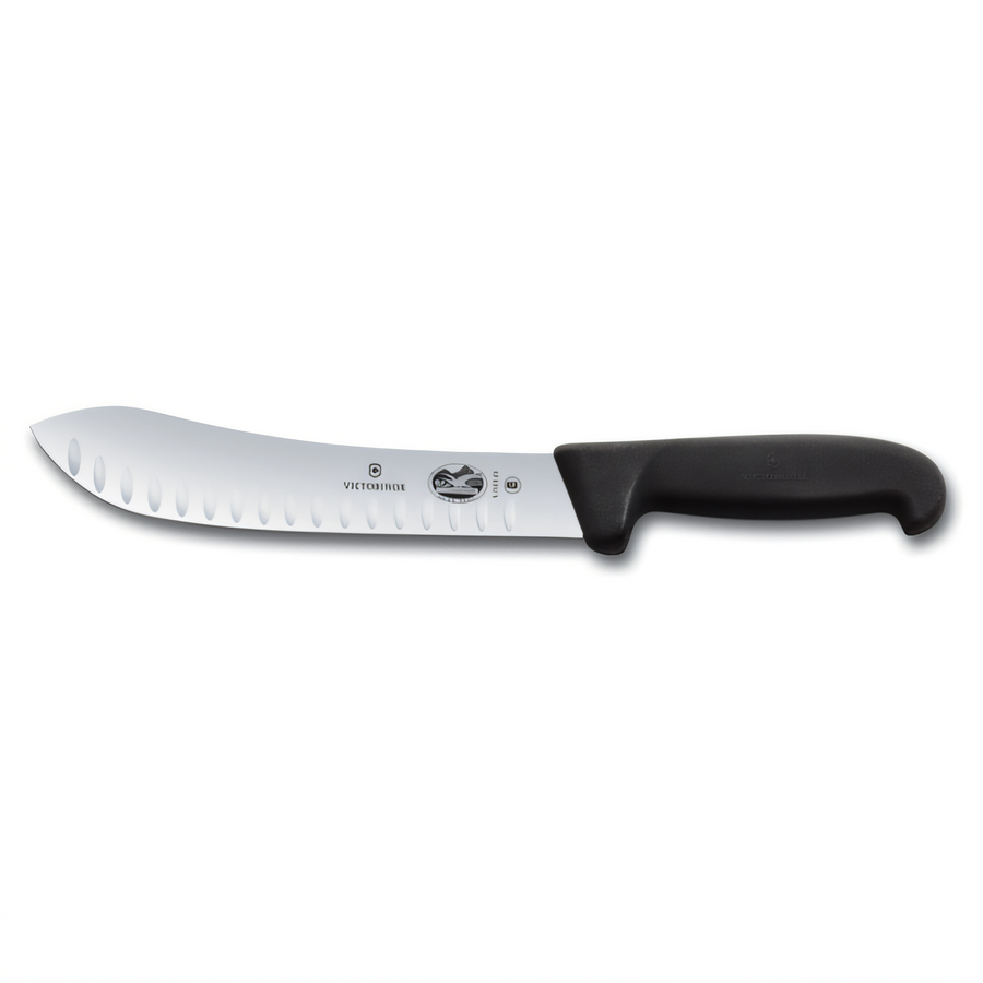 Product image #1 for Victorinox Fibrox 8-Inch Straight Granton Butcher Knife with Black Fibrox Handle