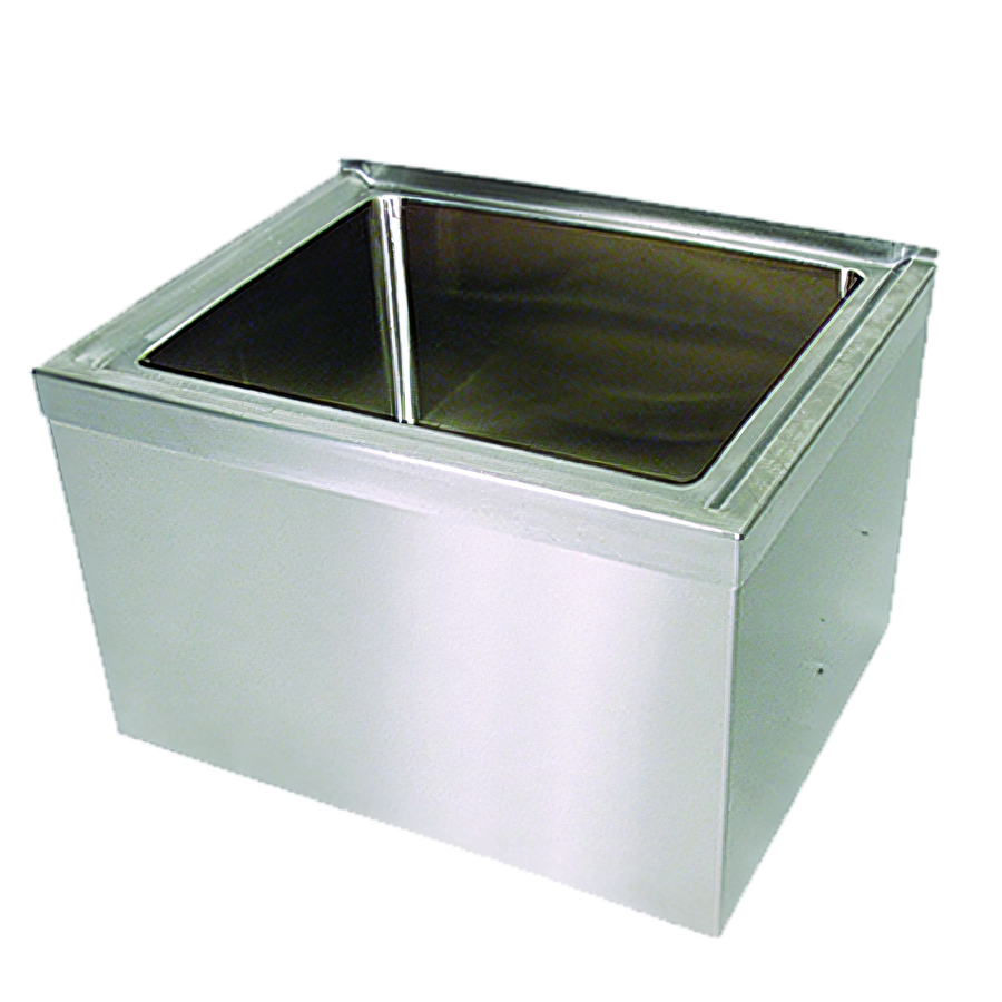 Product image #1 for BK Resources Floor Mount Stainless Steel Mop Sink with 20 x 16 x 6 Bowl