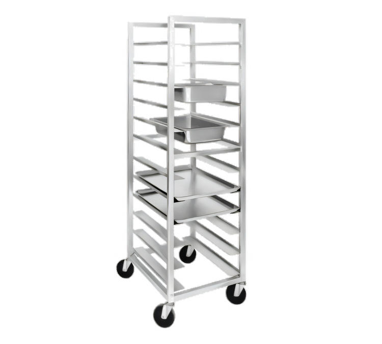 Product image #1 for Channel Manufacturing UTR-5 Aluminum Standard Series End-Load Bun Pan / Steam Table Pan Rack, 5-Position, 20.5 x 26 x 36 Inches