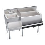 Thumbnail image #1 for Krowne Royal Series KR24-W48R-10 48-Inch Underbar Ice Bin/Cocktail Station with Right Ice Bin, Blender Station & 10-Circuit Cold Plate
