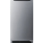 Thumbnail image #1 for Summit Commercial BIM27OSADA Outdoor Crescent Cube Ice Machine with Bin, 25 lb/Day, Stainless Steel, Drain-Free