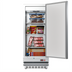 Thumbnail image #1 for KoolMore 12 Cu. Ft. Single-Section Commercial Reach-In Freezer with Solid Door and Bottom-Mount Refrigeration