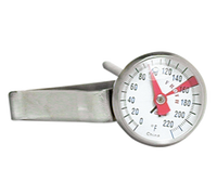 Admiral Craft FT-1 Frothing Thermometer, Instant Read, 0°F to 220°F, 5-Inch Stem