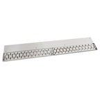 Thumbnail image #1 for John Boos UBDR-18 Underbar Drink Rail, 18 x 8 x 3/4 Inch, Stainless Steel, Removable Perforated Grate