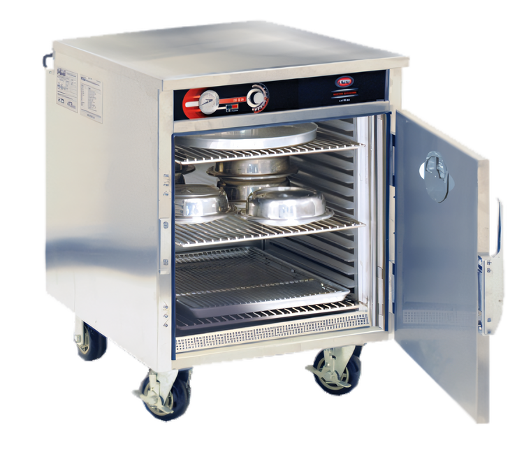 Product image #1 for FWE Handy Line Mobile Undercounter Heated Holding Cabinet, Single Door, 12-Pan Capacity, 120V, Stainless Steel