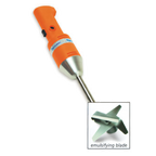 Thumbnail image #1 for Dynamic USA Mini MX008.1 Immersion Blender, Single Speed, 6.5-Inch Shaft, 2-Gallon Capacity, Emulsifying Blade