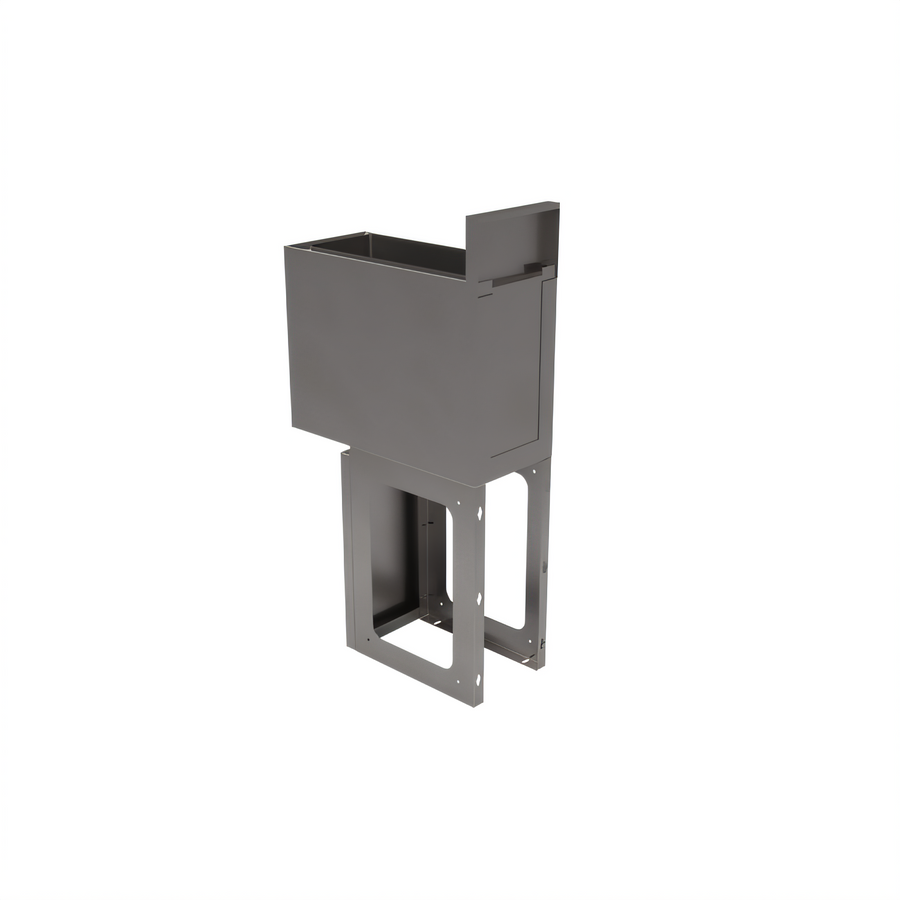 Product image #1 for BK Resources 8-Inch Wide Underbar Ice Bin with 22 lb Capacity and Stainless Steel Construction
