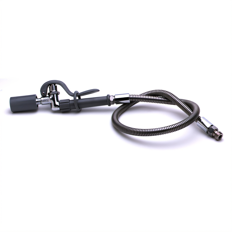 Product image #1 for T&S Brass Low Flow Pre-Rinse Spray Valve Assembly with 44-Inch Stainless Steel Hose