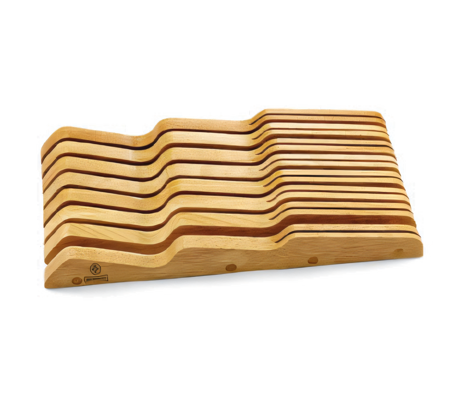 Product image #1 for Mundial 15-Slot In-Drawer Solid Wood Knife Storage Tray