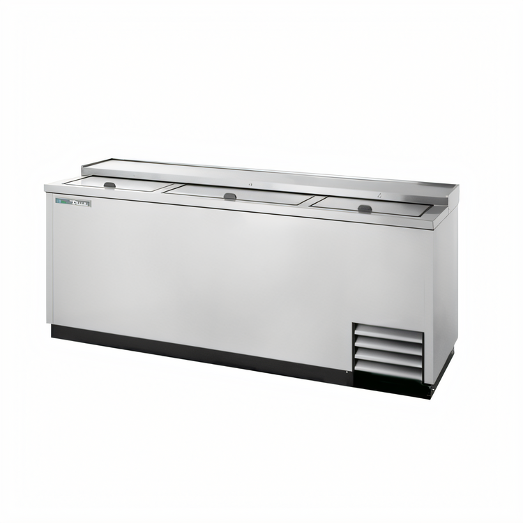Product image #1 for True TD-80-30-S-HC Stainless Steel Horizontal Flat-Top Bottle Cooler, 30-Case Bottle / 42-Case Can Capacity