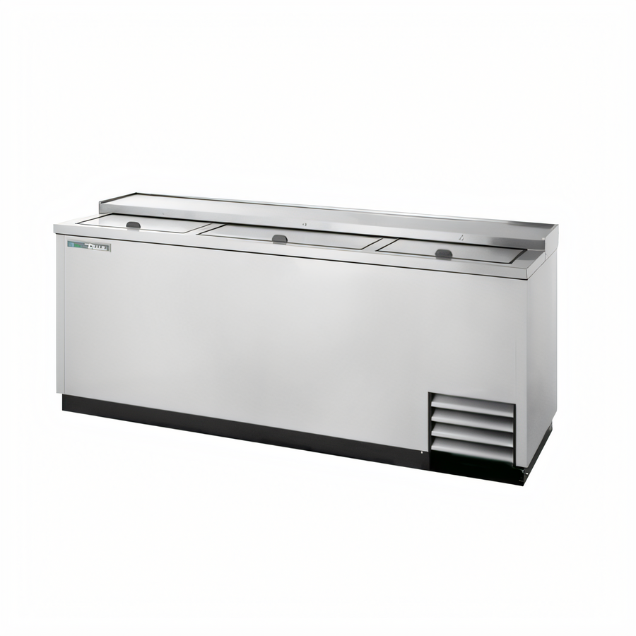 Product image #1 for True TD-80-30-S-HC Stainless Steel Horizontal Flat-Top Bottle Cooler, 30-Case Bottle / 42-Case Can Capacity