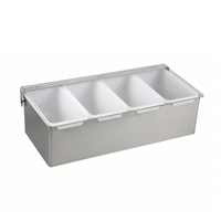 Winco CDP-4 Condiment Caddies Case of 16